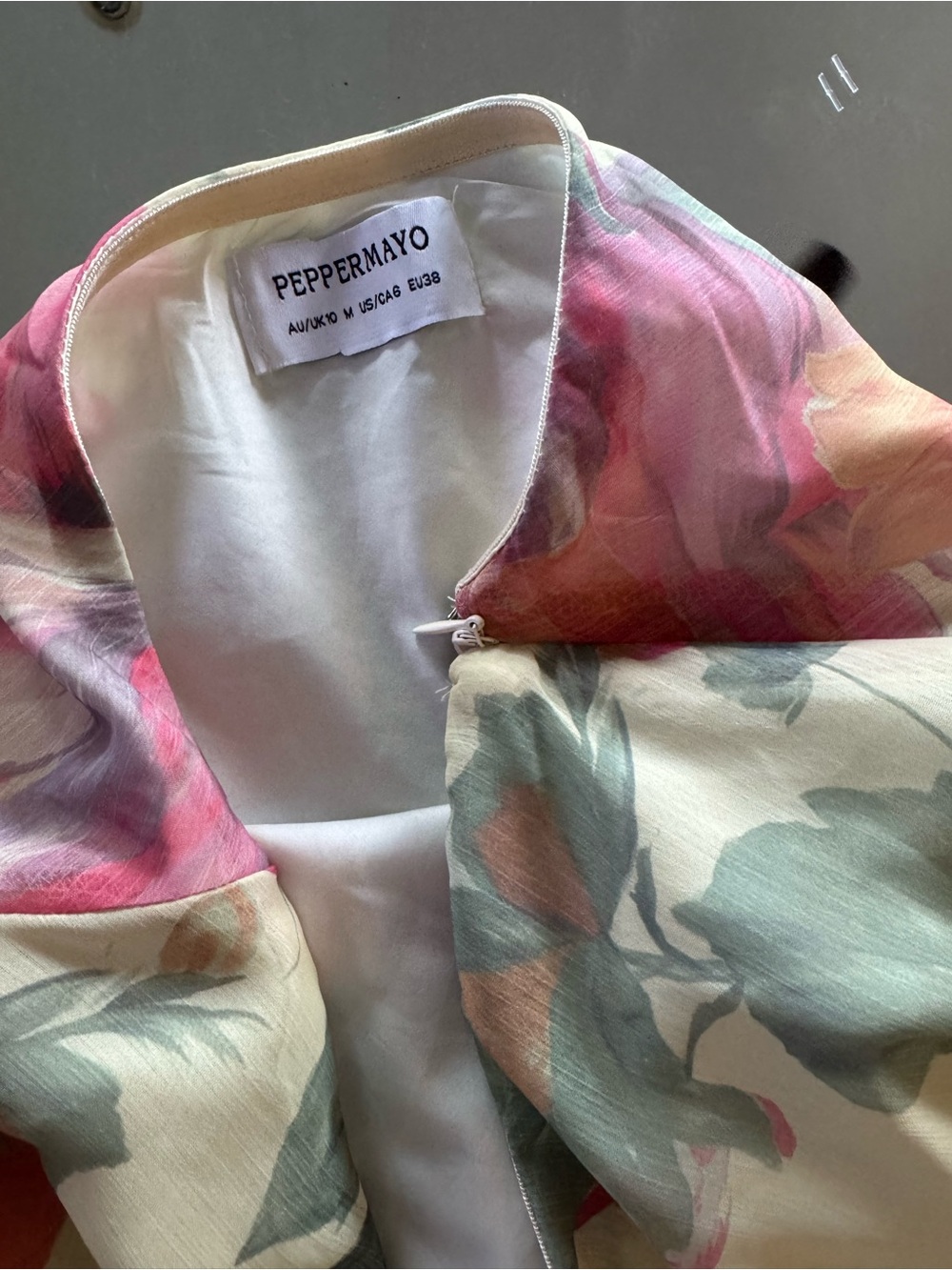 Peppermayo Pink and Cream Floral MaxiDress - Picture 4 of 7